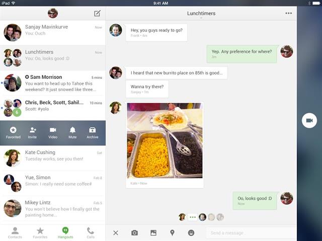 Cảm nhận của bạn về phiên bản Hangouts 2.0 trên iOS như thế nào?