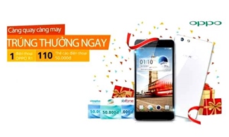 Thông báo trúng thưởng Vòng Quay May Mắn OPPO R1 - Giai đoạn 2