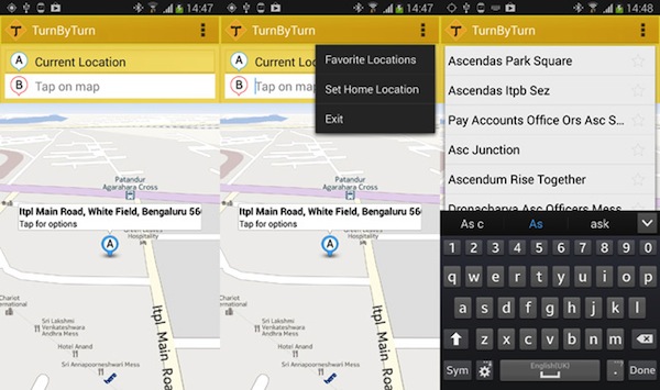 Ứng dụng bản đồ TurnByTurn