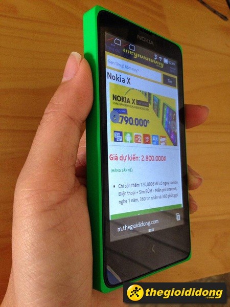 Giá bán Nokia X tại Việt Nam
