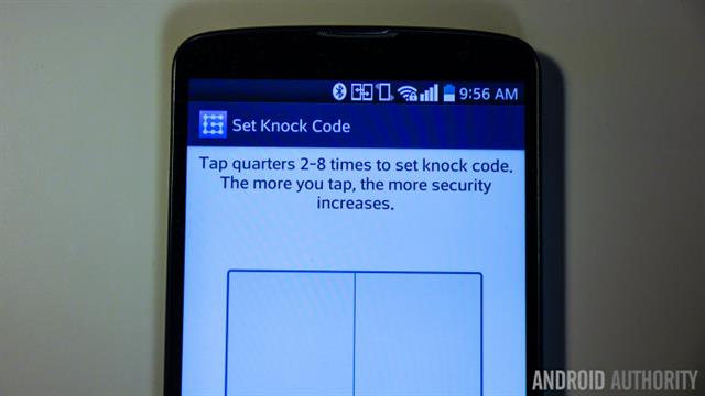 Tùy thích hiệu chỉnh chạm từ 2-8 lần để mở khóa