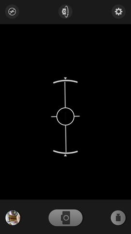 Giao diện chụp ảnh chuyên nghiệp