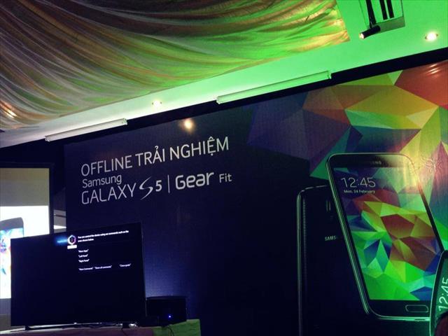 Buổi Offline Galaxy S5 và thiết bị đeo thông minh được diễn ra vào lúc 5h chiều - 8h tối, ngày 20/3/2014