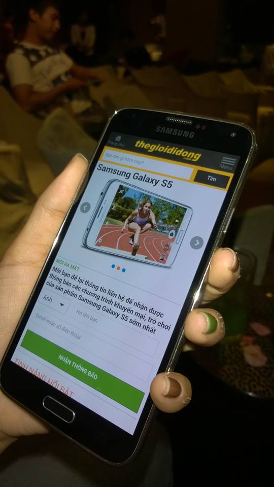 Bạn cảm nhận thế nào về ngoại hình của Galaxy S5?