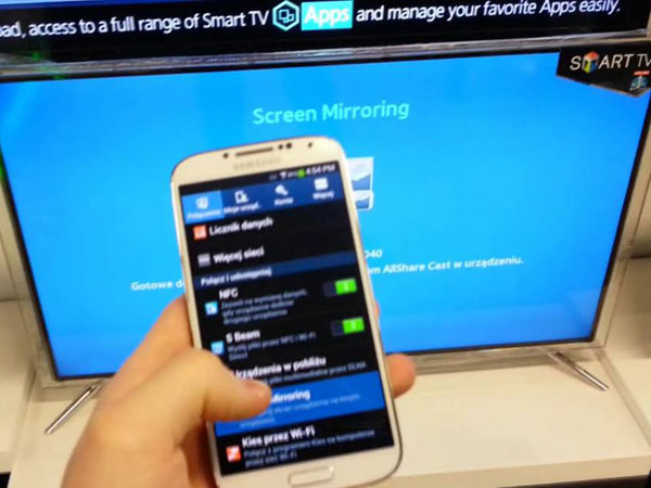 Tiện ích từ công nghệ Screen Mirroring