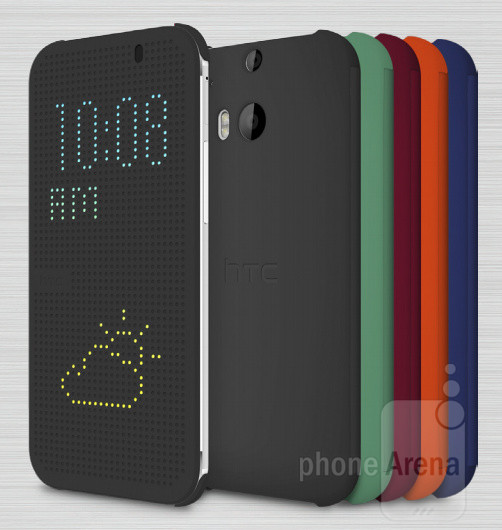 Bao da Dot View cho HTC One mới