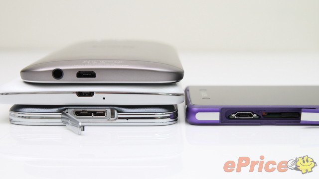 Galaxy S5, G Pro 2, Xperia Z2 và One M8 đọ ngoại hình