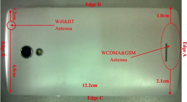 Vị trí các ăn ten