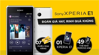 Danh sách trúng thưởng Dự đoán giá - SONY XPERIA E1