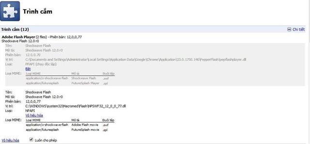 Rồi tiếp tục bấm vào phần Flash thư mục AppData của Chrome như hình trên