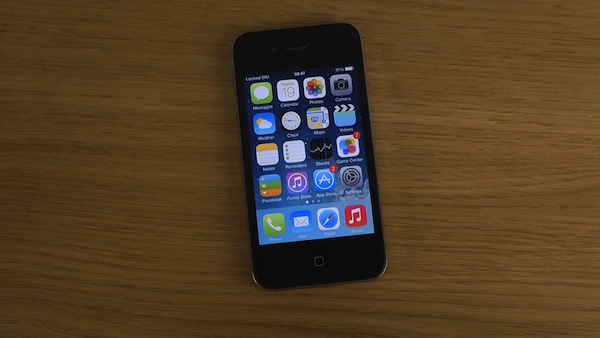 iPhone 4 đã được lên iOS 7.1