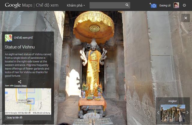 Tượng Nữ thần Vishnu