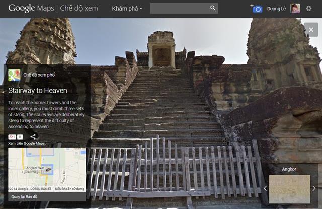 Các bậc thang cố tình được làm dốc lên, với ngụ ý: 