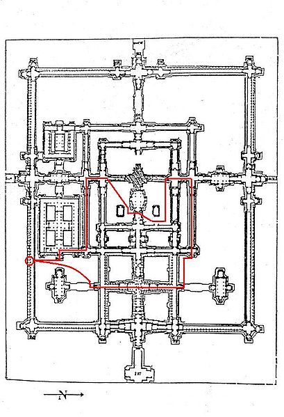 Bản đồ toàn thể phế tích Beng Mealea