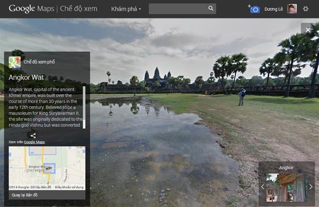 Bắt đầu tiến vào lãnh địa của đền Angkor Wat