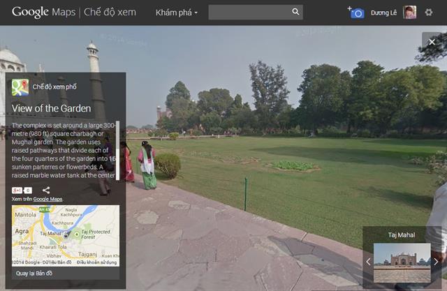 Xung quanh khu vườn