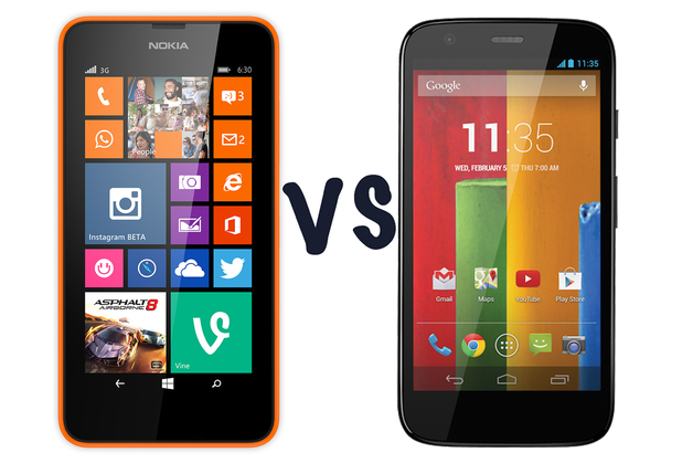 Bạn nhận xét thế nào về Lumia 630 và Moto G?