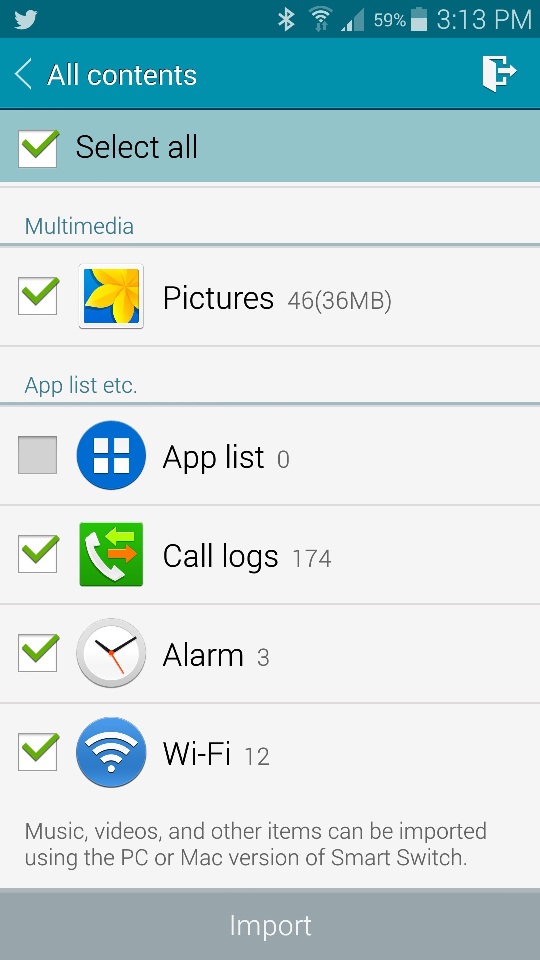 Smartswitch cho phép chuyển đổi mọi thông tin trên iCloud