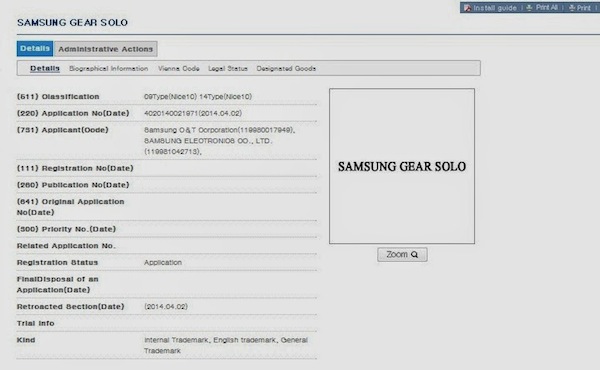 Tài liệu bị rò rỉ của Gear Solo