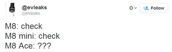 HTC One M8 Ace đã từng rò rỉ trước đó