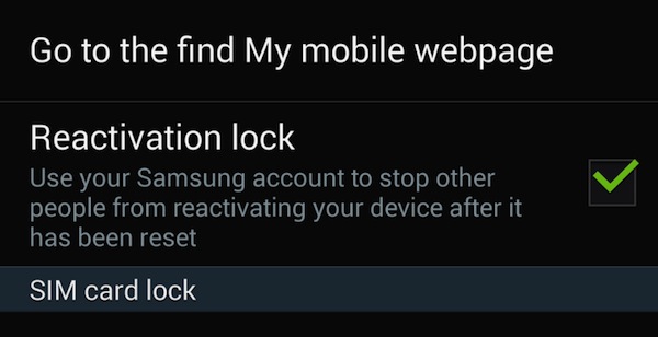 Reactivation Lock