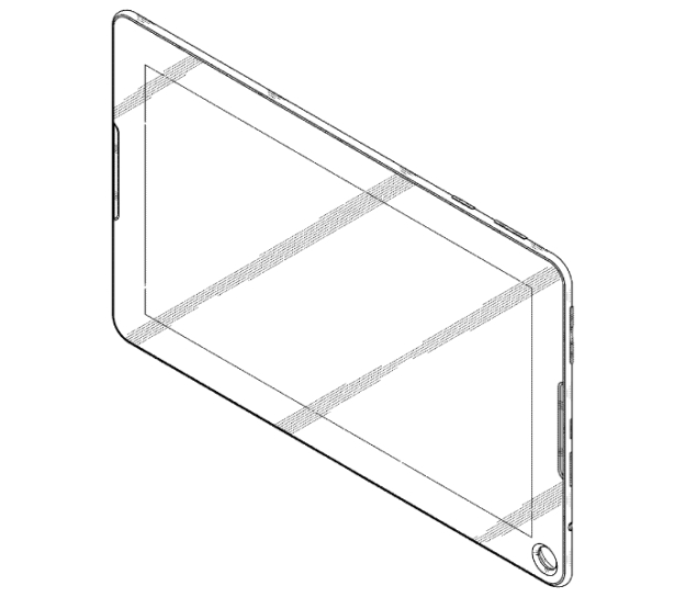 Tablet mới của Samsung sẽ được khoét lỗ trên màn hình