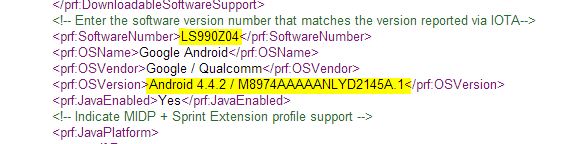 Thông tin về cấu hình