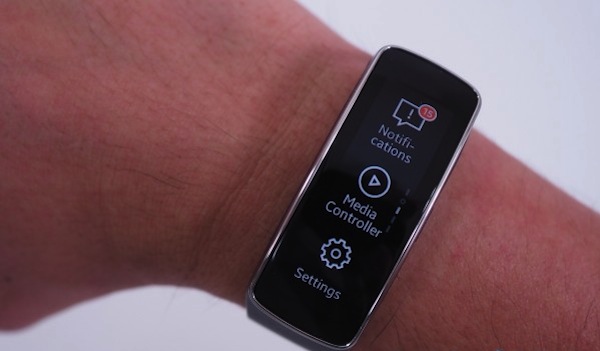 Các biểu tượng trên Gear Fit