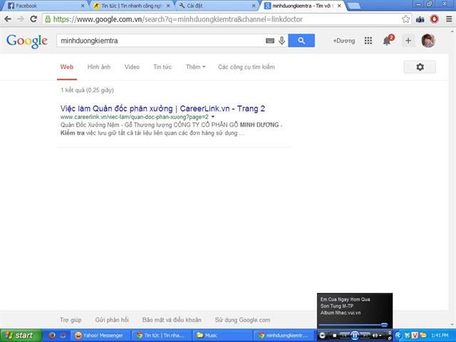 Nếu bạn bấm vào biểu tượng search (tìm kiếm) thì Google sẽ vào cuộc