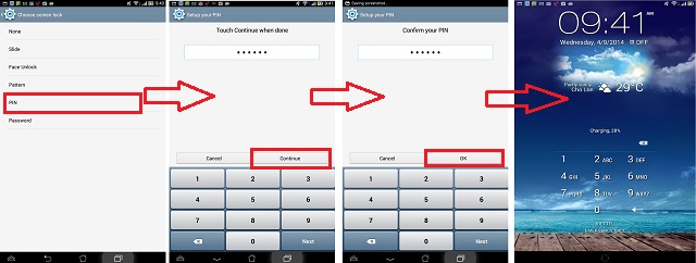 Hướng dẫn cách khóa màn hình trên máy tính bảng ASUS FONEPAD