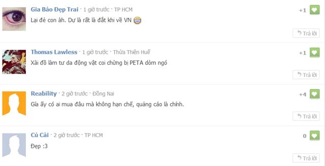 Các bình luận khác tại Việt Nam