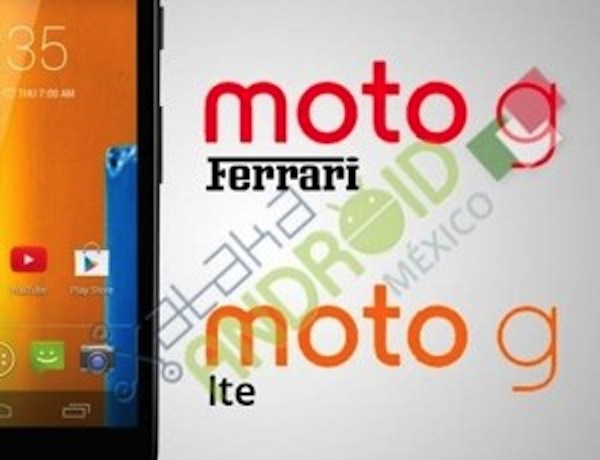 Moto G LTE và Moto G Ferrari