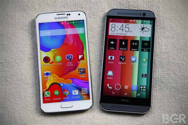 Galaxy S5 và HTC One M8