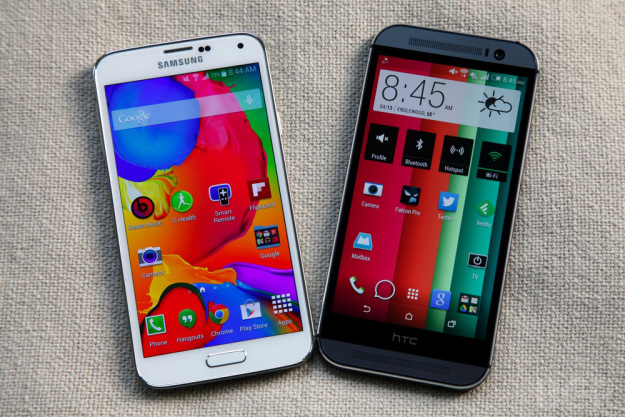 HTC One M8 và Galaxy S5