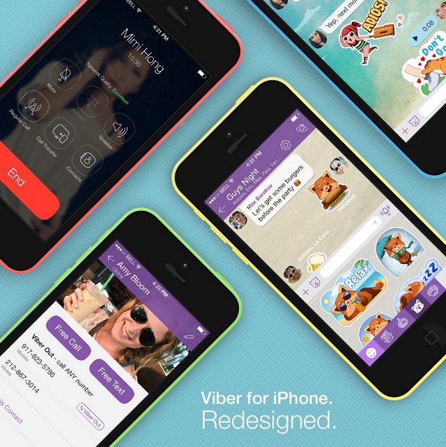 Viber tung bản cập nhật giao diện phẳng tuyệt đẹp trên iOS 7