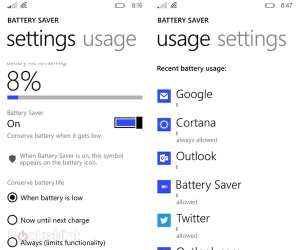 Tiết kiệm pin tối đa