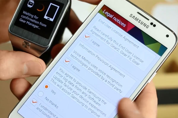 Đồng bộ Gear 2 với Smartphone Samsung