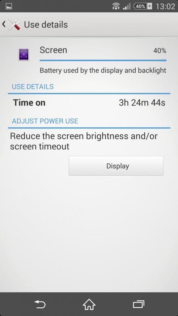 Thời lượng dùng pin trên Xperia Z2 - Diễn đàn XDA