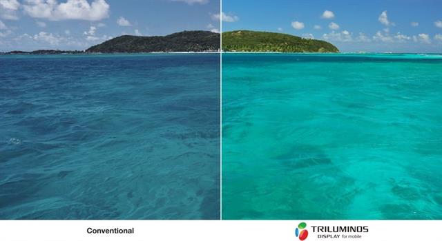 Sự khác biệt giữa màn hình thường và màn hình Triluminos