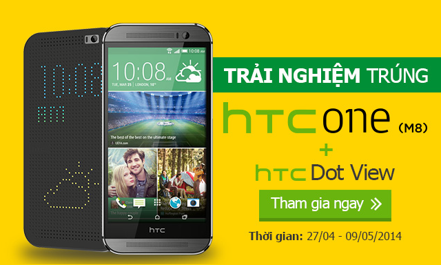 Trải nghiệm HTC One M8 - Được bộ đôi HTC One M8 + HTC Dot View