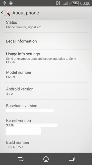 Thông tin về bản ROM