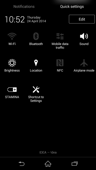 Quick Settings giờ đây đã trực quan và dễ nhìn hơn