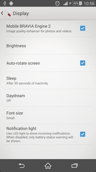 Thiết lập màn hình