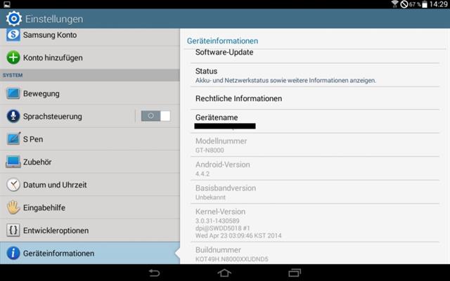 Đã đến lúc Galaxy Note 10.1 tiếp nhận Android KitKat