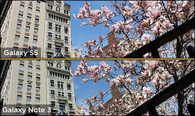 Chất lượng ảnh chụp trên Galaxy S5 và Galaxy Note 3
