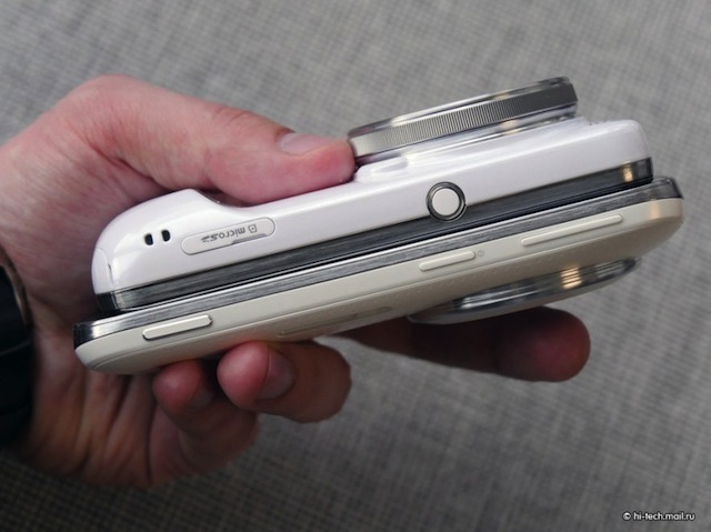 Galaxy K Zoom đọ độ mỏng với S4 Zoom