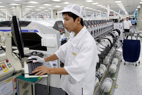 Dây chuyền sản xuất được đầu tư rất quy mô