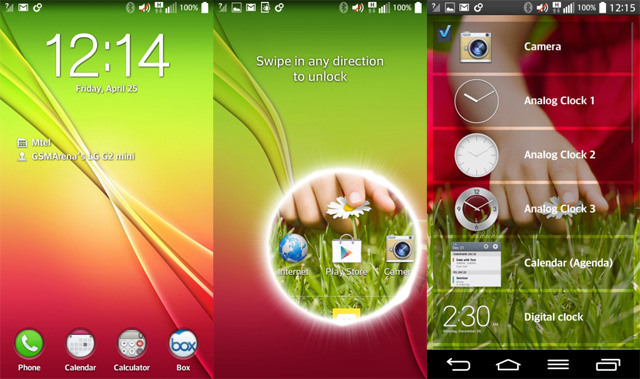 Giao diện Optimus UI đơn giản và nhẹ nhàng