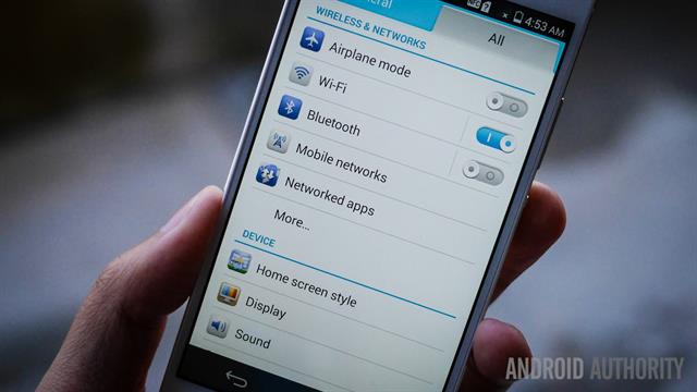 Giao diện Settings