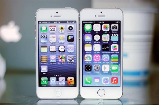 Thiết kế của iPhone 5 và iPhone 5S đều dựa trên iPhone 4